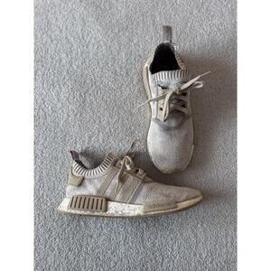 Size 9.5 - Men’s - Adidas NMD R1 Primeknit Linen Khaki 2017